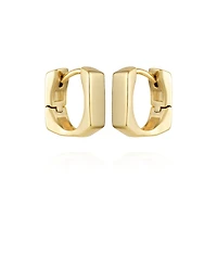 Vince Camuto Gold-Tone Rectangle Huggie Hoop Earrings