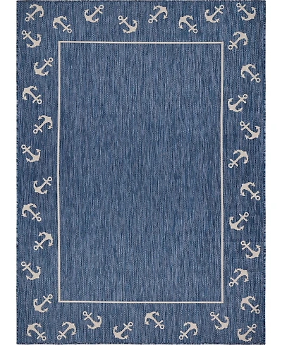 Lr Home Shoreline Srl-872 7'6" x 9'5" Outdoor Area Rug