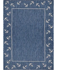 Lr Home Shoreline Srl-872 7'6" x 9'5" Outdoor Area Rug