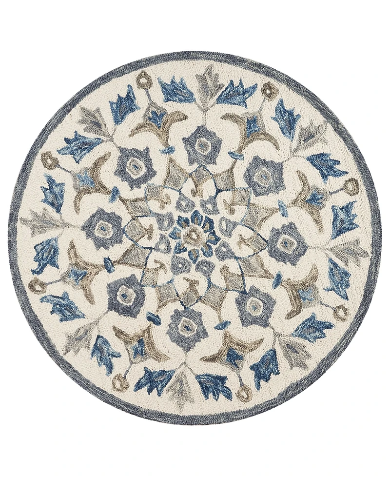 Lr Home Radiance Rdc-090 4' x 4' Round Area Rug