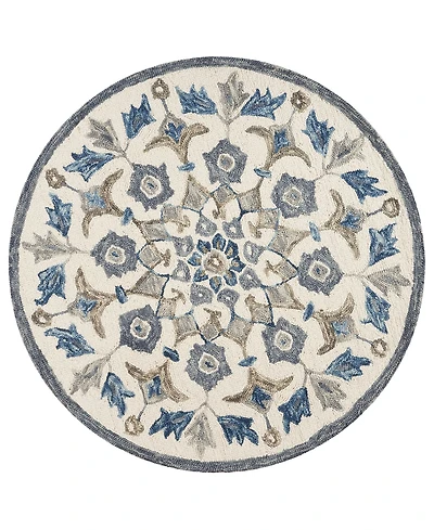 Lr Home Radiance Rdc-090 4' x 4' Round Area Rug