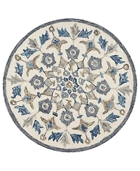 Lr Home Radiance Rdc-090 4' x 4' Round Area Rug