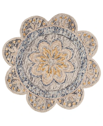 Lr Home Radiance Rdc-092 4' x 4' Round Area Rug