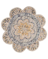 Lr Home Radiance Rdc-092 4' x 4' Round Area Rug