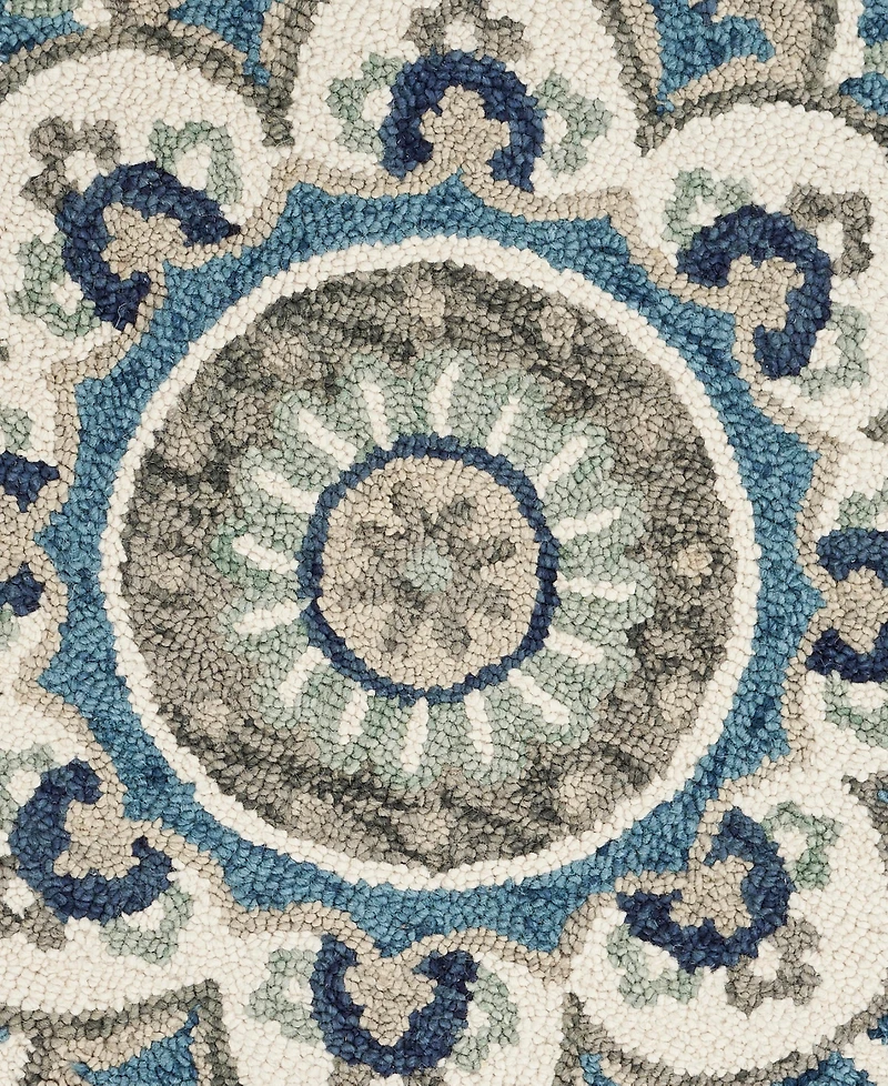 Lr Home Radiance Rdc-094 4' x 4' Round Area Rug