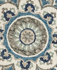 Lr Home Radiance Rdc-094 4' x 4' Round Area Rug