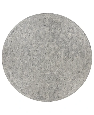 Closeout! Lr Home Cypress CYP81571 7'9" x 7'9"  Round Area Rug