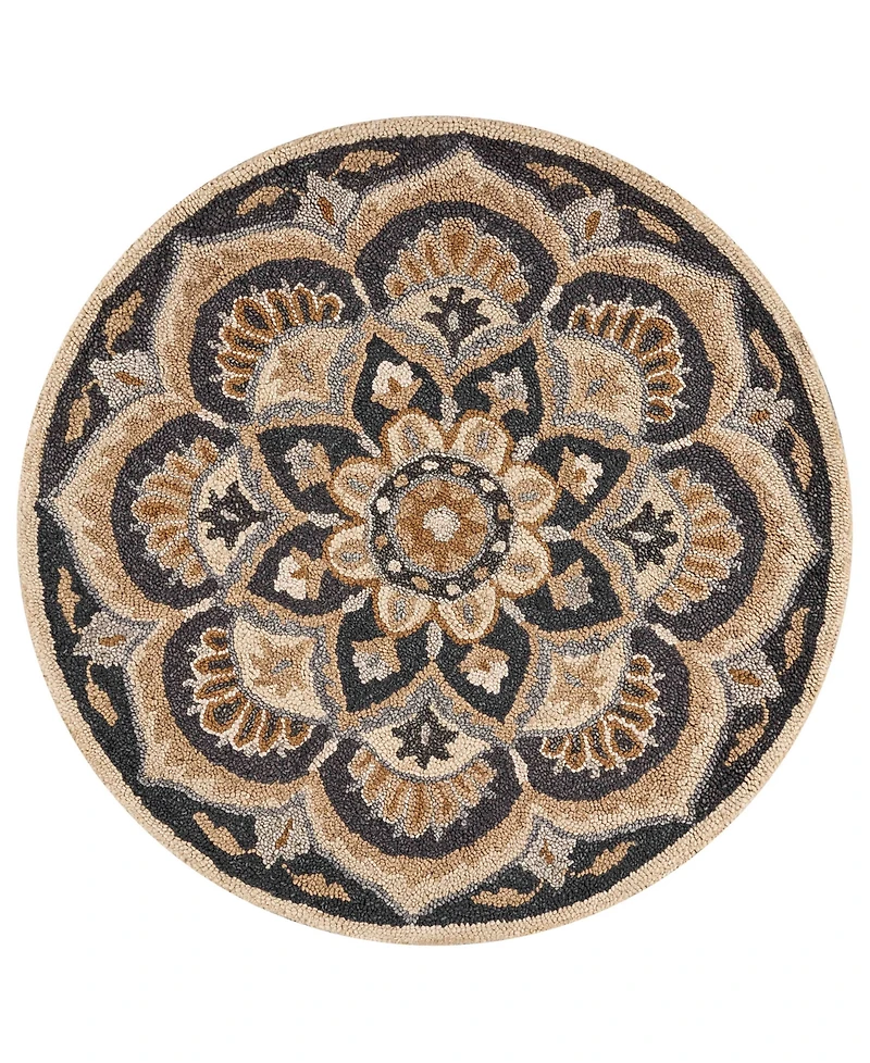 Lr Home Radiance Rdc-062 6' x 6' Round Area Rug