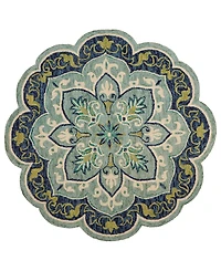 Lr Home Radiance Rdc-077 6' x 6' Round Area Rug