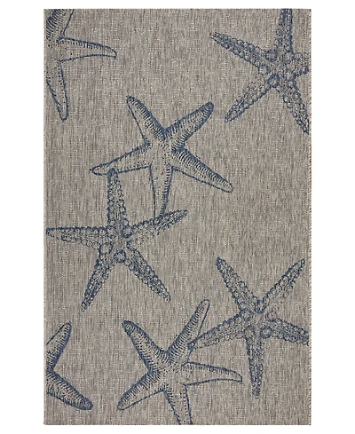 Closeout! Lr Home Nassau NASS810C 5' x 7' Outdoor Area Rug
