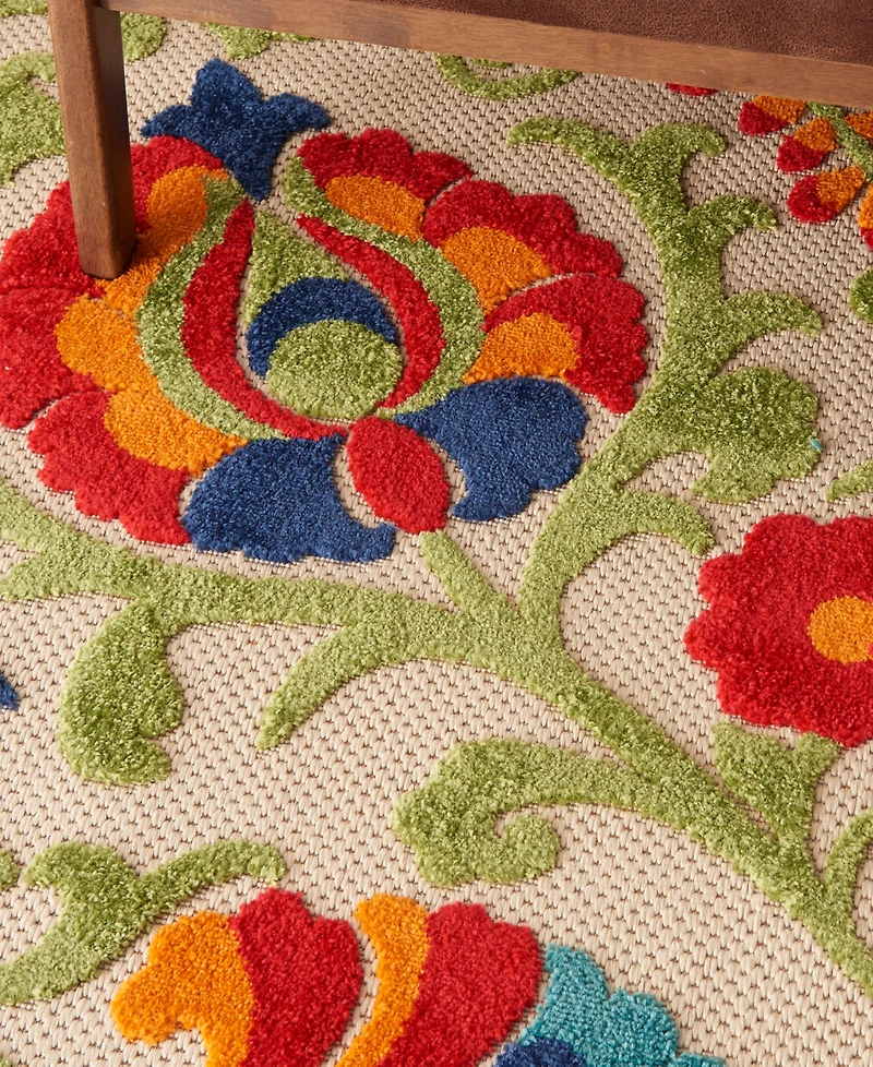 Nourison Home Aloha ALH17 7'10" x 10'6"Outdoor Area Rug
