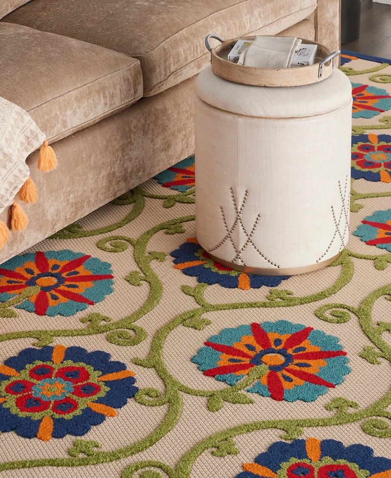 Nourison Home Aloha ALH19 7'10" x 10'6" Outdoor Area Rug
