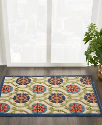 Nourison Home Aloha ALH19 2'8" x 4' Outdoor Area Rug