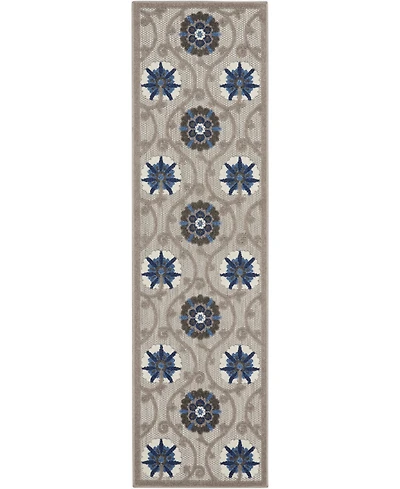 Nourison Home Aloha ALH19 2'3" x 10' Runner Rug