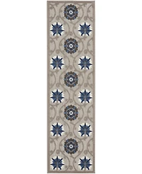Nourison Home Aloha ALH19 2'3" x 10' Runner Rug