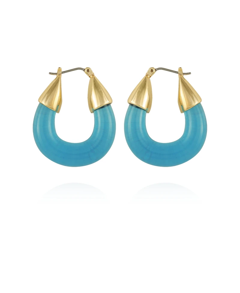 Vince Camuto Rock Candy Hoop Earrings