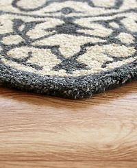 Lr Home Arabella ABA709 3' x 3' Round Area Rug