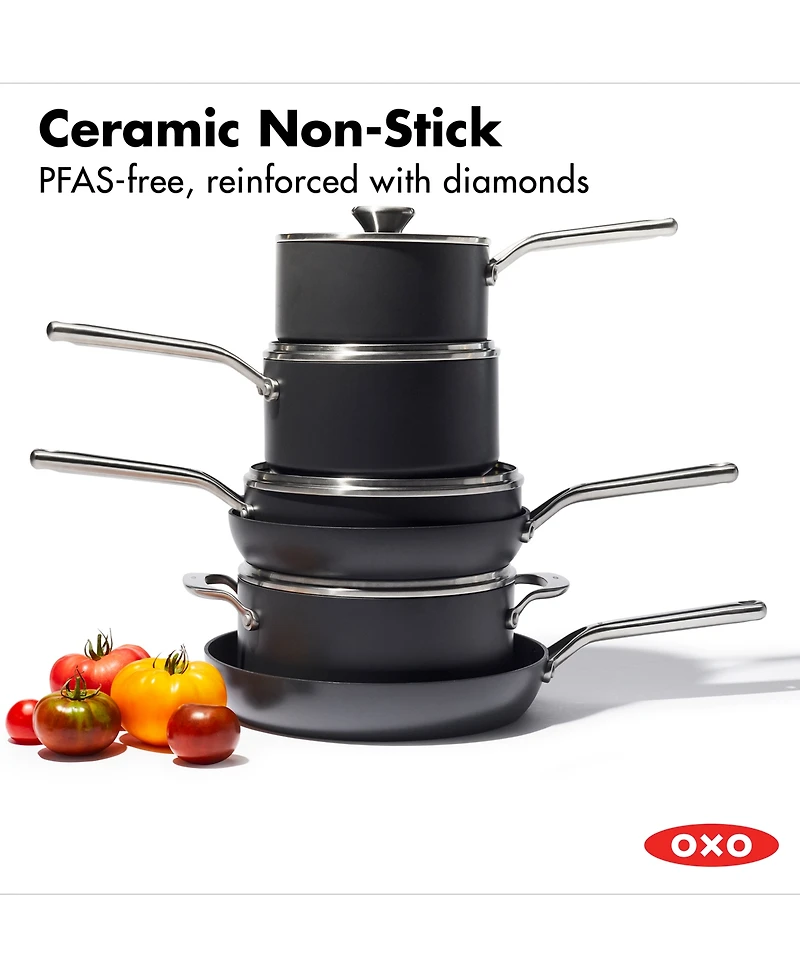 Oxo Professional Ha 10-Pc. Ceramic Nonstick Cookware Set