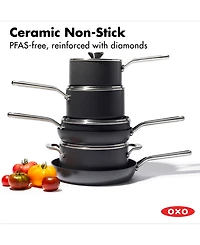 Oxo Professional Ha 10-Pc. Ceramic Nonstick Cookware Set