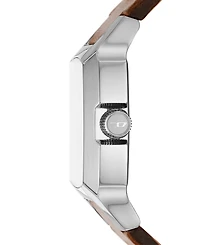 Diesel Men's Cliffhanger Brown Leather Strap Watch, 36mm