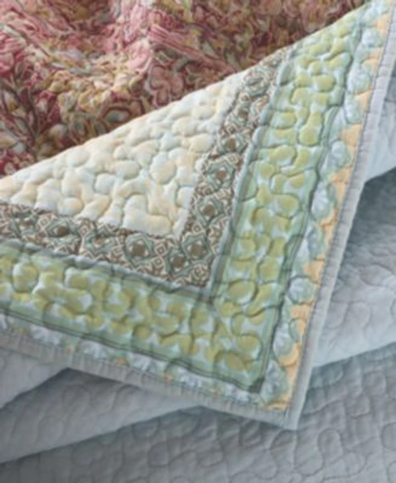 Greenland Home Fashions Palisades Pastel Quilt Sets