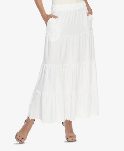 Women's Tiered Maxi Skirt