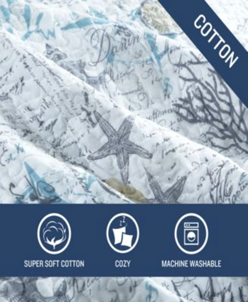 Tommy Bahama Home Beach Bliss Reversible Quilt Set