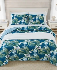 Tommy Bahama Home Southern Breeze Reversible 3 Piece Quilt Set
