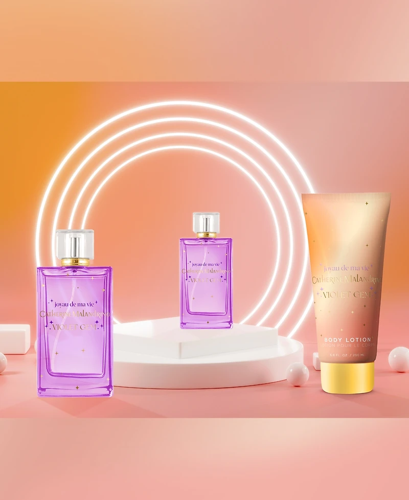 Catherine Malandrino 3-Pc. Violet Gem Gift Set