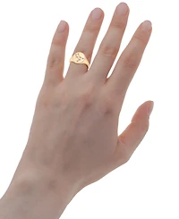 Wrapped Diamond Gemini Constellation Ring (1/20 ct. t.w.) in 10k Gold, Created for Macy's