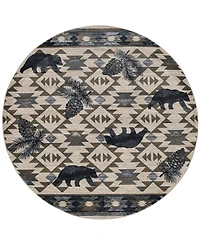 Kas Chester 5634 7'10" x 7'10" Round Area Rug