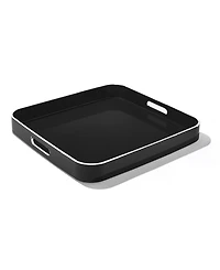 Square Trays with Rim, Set of 2