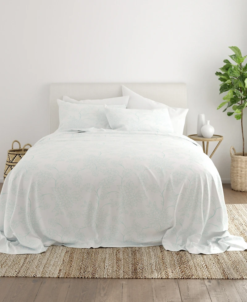 ienjoy Home The Timeless Classics Premium Ultra Soft Pattern -Pc. Sheet Set