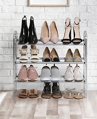 Seville Classics 3-Tier Expandable Shoe Rack