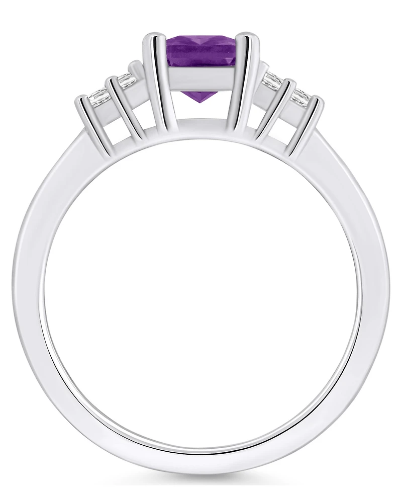 Gemstone and Diamond (1/5 ct. t.w.) Ring 14k Gold