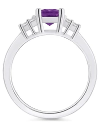 Gemstone and Diamond (1/5 ct. t.w.) Ring 14k Gold