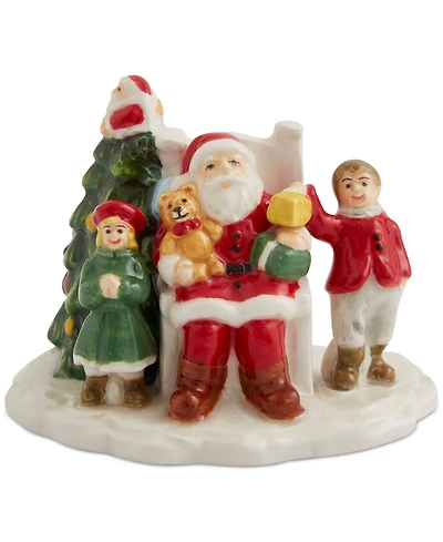 Spode Christmas Tree Village Santa with Children Figurine