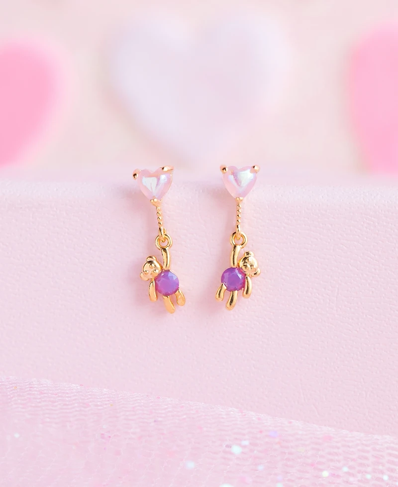 Girls Crew Bear Hug Earrings