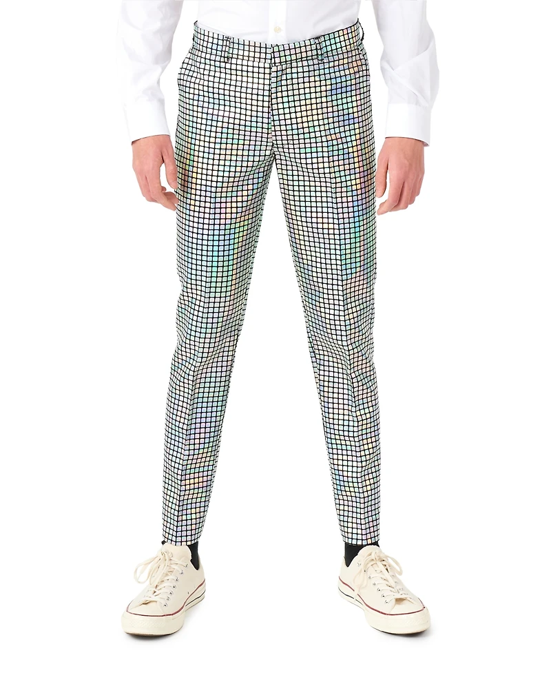 OppoSuits Big Boys Metallic Disco Ball Party Suit, 3-Piece Set