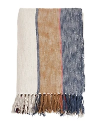 Saro Lifestyle Striped Design Throw, 68" x 52"