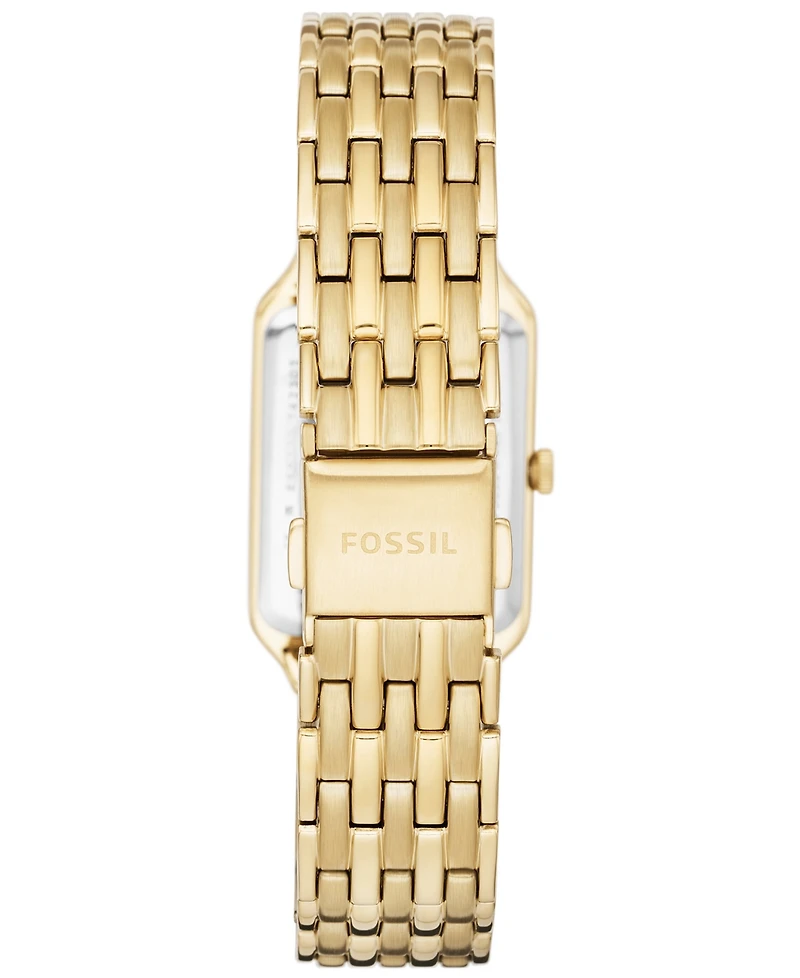 Fossil Women's Raquel Gold-Tone Stainless Steel Bracelet Watch, 23mm