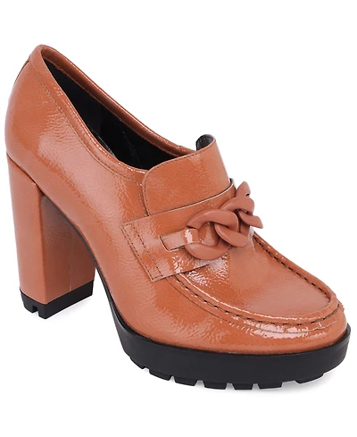 Kenneth Cole New York Women's Justin Lug High Heel Loafers