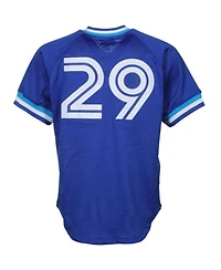 Men's Mitchell & Ness Joe Carter Royal Toronto Blue Jays 1993 Authentic Cooperstown Collection Mesh Batting Practice Jersey