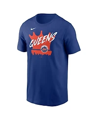 Men's Nike Royal New York Mets Queens Local Team T-shirt