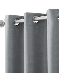 Nautica Milton Thermal Woven Room Darkening Grommet Window Curtain Panel Set, 38" x 96"
