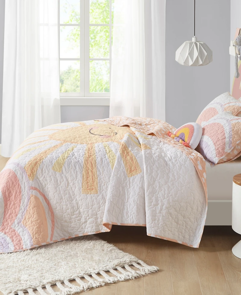 Intelligent Design Dawn Sunshine -Pc. Coverlet Set