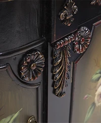 Nearly Natural French Vintage-Style Floor Cabinet