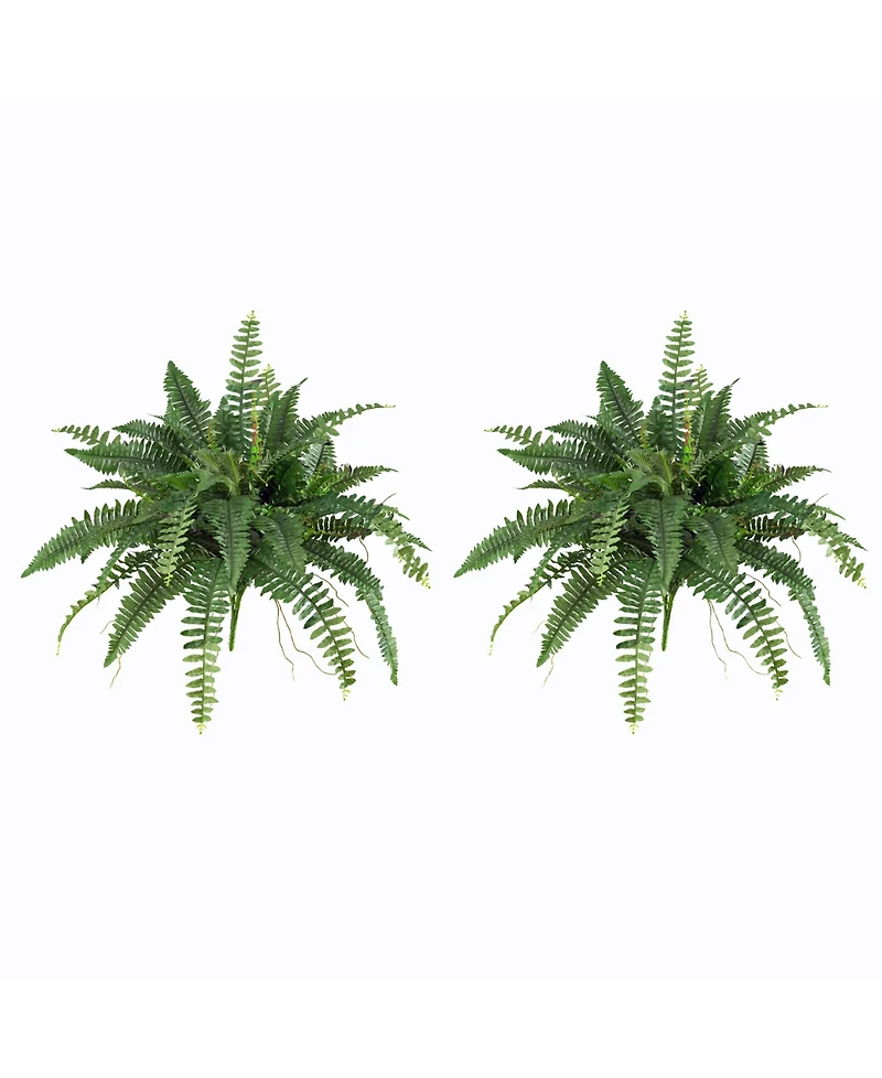 Nearly Natural 40" Boston Fern, Set of 2