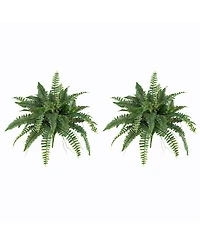 Nearly Natural 40" Boston Fern, Set of 2