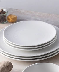 Noritake Swirl Coupe Salad Plates, Set of 4